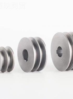 A皮带轮电A2双型机轮OSV铸铁三角带轮子飞轮减速机马达传动2皮带