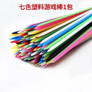 彩色料游戏棒MDK面游戏创棒挑挑桌棒创意玩塑具挑棒意玩具