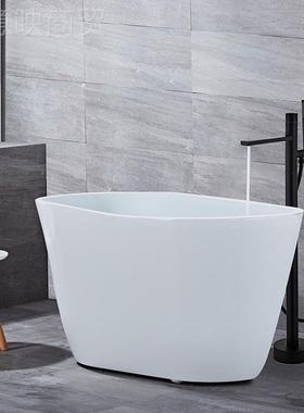 外PJQ贸落地立式水进龙头厂缸家应黄铜供侧水浴室浴缸边扳手式水