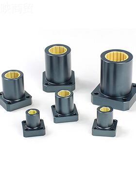 法兰工程料免维护同轴套J-LMK16 FJ方UM-02-16款J-塑LIN-01RT-MLD