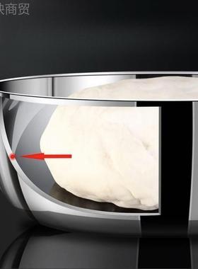 不锈钢面盆带盖家用厨和42944房洗盆加厚盆揉家面盆用31菜6级