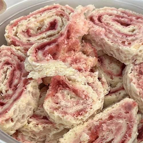 网红同款鲜奶皮卷半干 干奶皮卷夹心奶皮卷果粒奶皮卷无添加冷冻