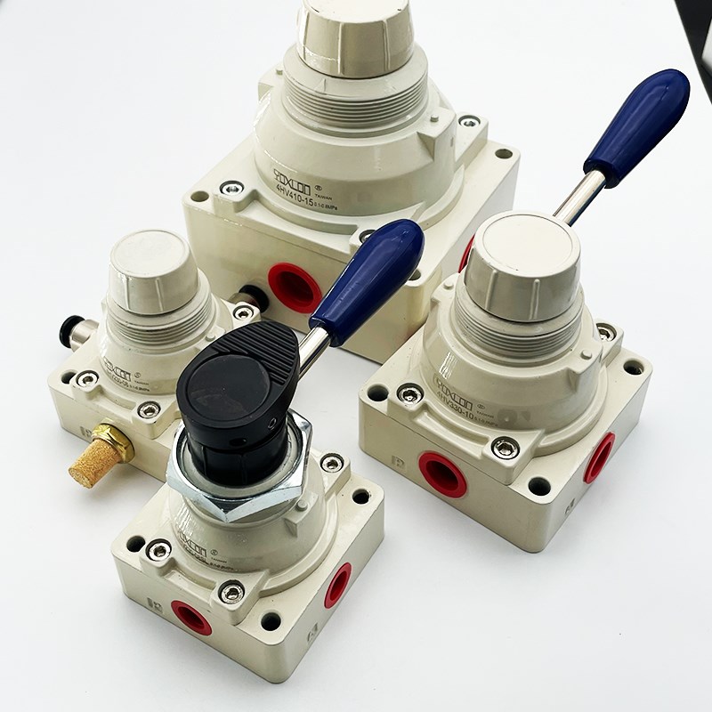 气动开关手动阀二三位四p通铝合金气缸控制手拉转换向阀4HV210-08