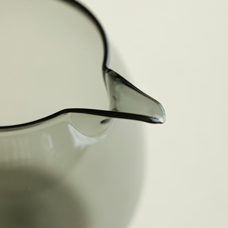 宜物宜心胡c桃木柄玻璃公道杯耐热茶具分茶器公杯茶海家用茶道配