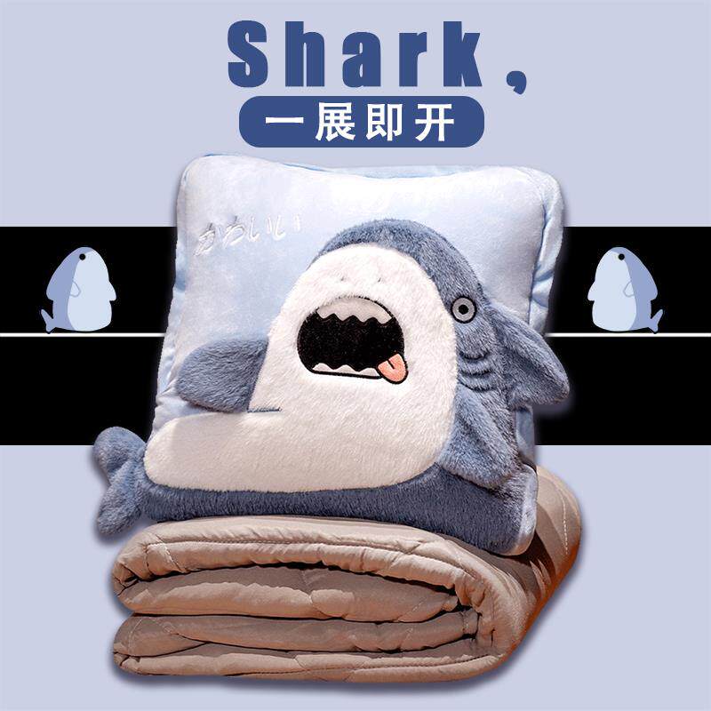 猫爪车载抱枕被子两用办公室午睡枕头毯子毯子二合一午休靠枕冬季