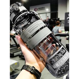 香港GP超大容量水杯大号2000ml运动杯子户外耐高温塑料健身水壶