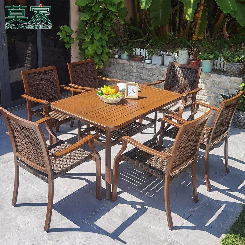 莫家户外桌椅藤椅三件套室外庭院露台休闲编藤椅子阳台小桌椅组合,住宅家具,桌椅套件,淘宝优惠券,粉丝福利购,淘宝优惠卷