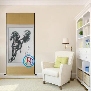 戈睿迪多层套色剪纸 悲鸿马 马到成功 家居装饰 外事礼品挂画