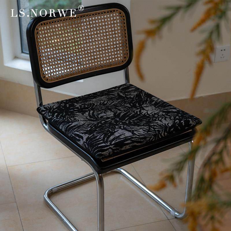 坐垫意式轻奢垫加厚记忆棉飘窗蒲团屁垫餐桌椅子垫子久坐方椅座垫