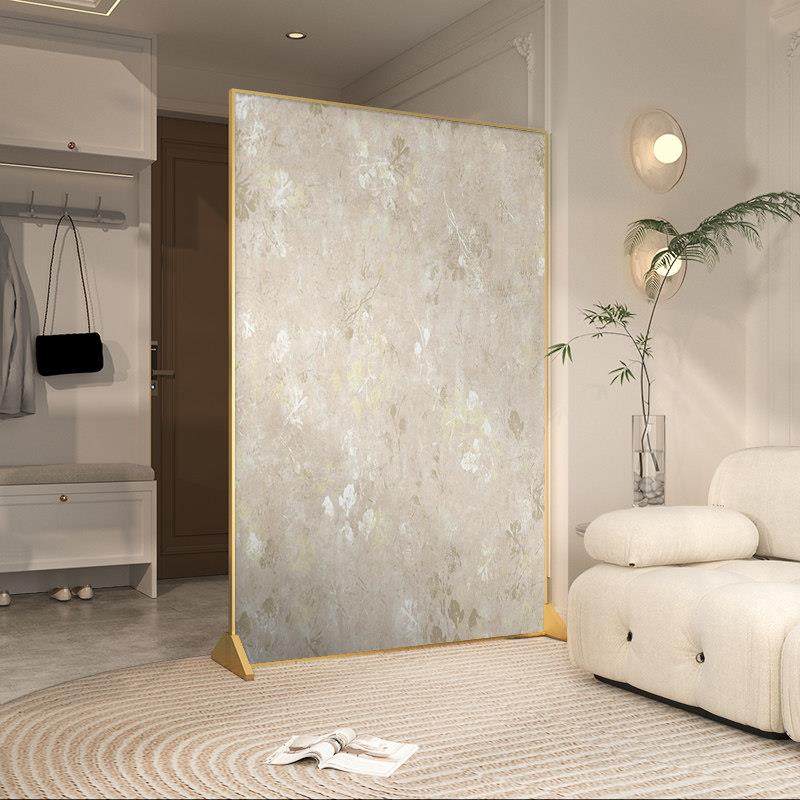 法式入户屏风隔断客厅现代简约小户型可移动遮挡金属装饰座屏花卉,住宅家具,座屏,淘宝优惠券,粉丝福利购,淘宝优惠卷
