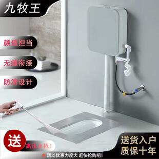 蹲厕 岩板蹲便器便池卫生间大便器防臭蹲坑水箱整套陶瓷便盆蹲坑式