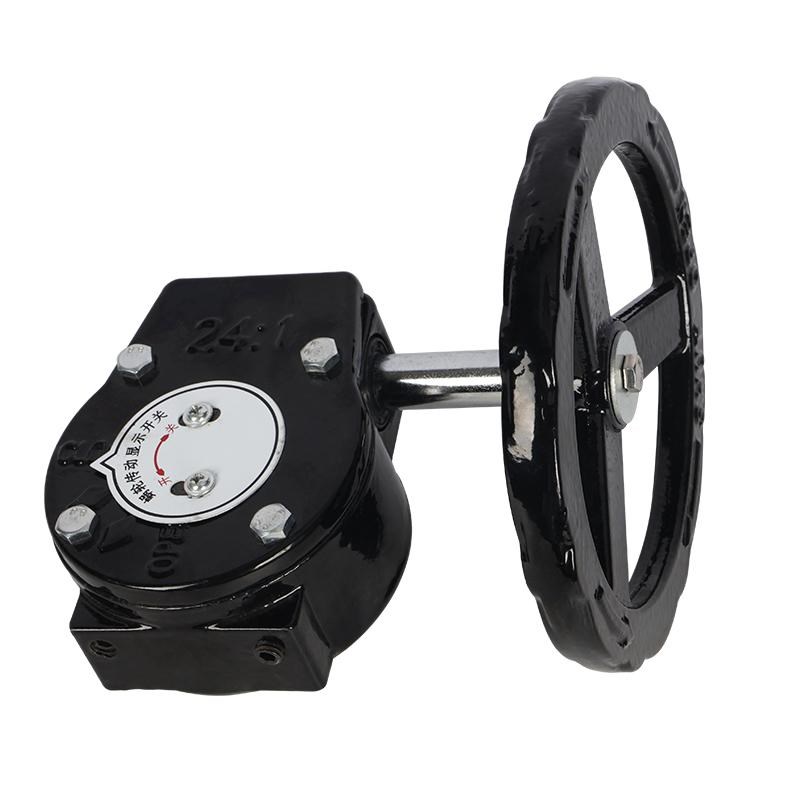 蝶阀涡轮传动头显示开关手轮手动变速头执行D器配件24:1 30:1 50: