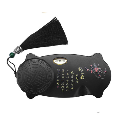 多功能免洗砚台防干墨书法专用墨池带盖防漏墨盒毛T笔书法墨碟笔