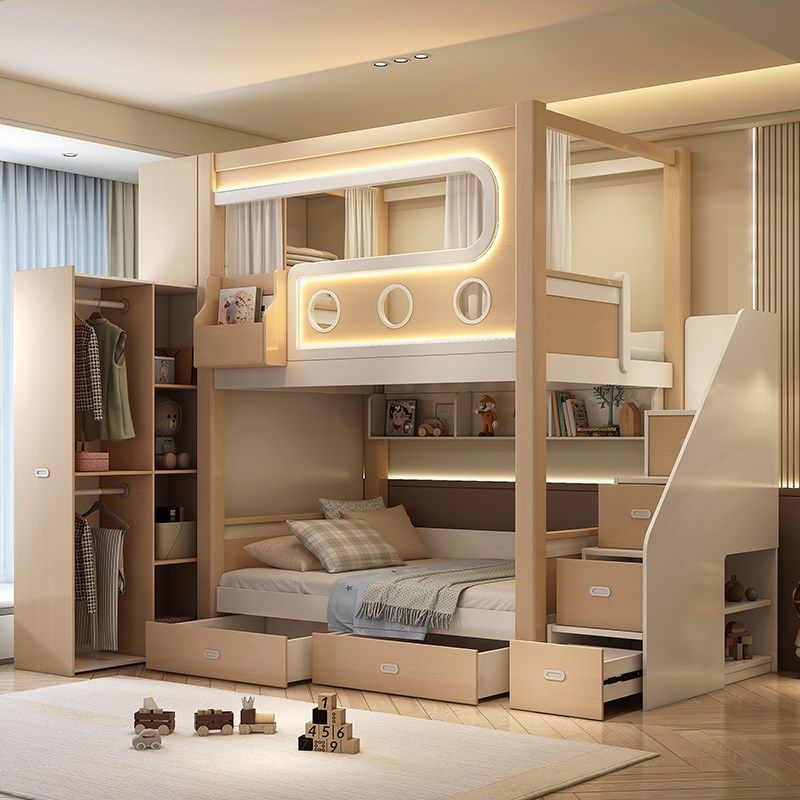 高护栏上下铺双层床两层上下床互不E干扰姐弟子母床树屋儿童高低,住宅家具,高低/子母床,淘宝优惠券,粉丝福利购,淘宝优惠卷