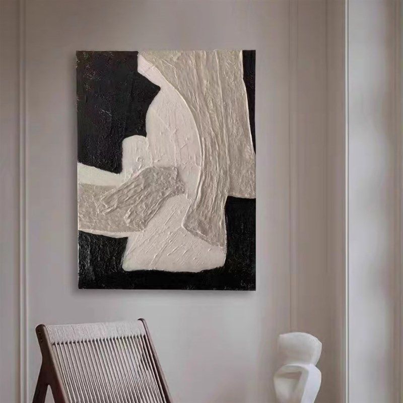 侘寂风客厅玄关装饰画沙发背景z墙落地抽象壁画纯手绘肌理大气挂,家居饰品,现代装饰画,淘宝优惠券,粉丝福利购,淘宝优惠卷