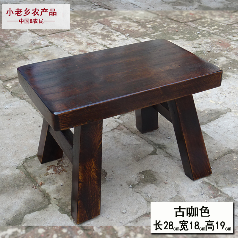 实木小板凳复古做旧n舞蹈儿童垫脚成人家用换鞋跳舞矮板凳洗衣凳
