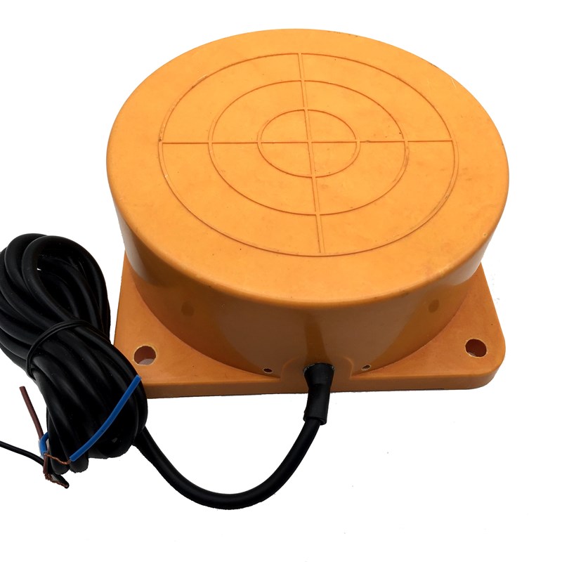 圆形远距离接近开关传感器电感式金属感应器直径L42MM距离30MM可