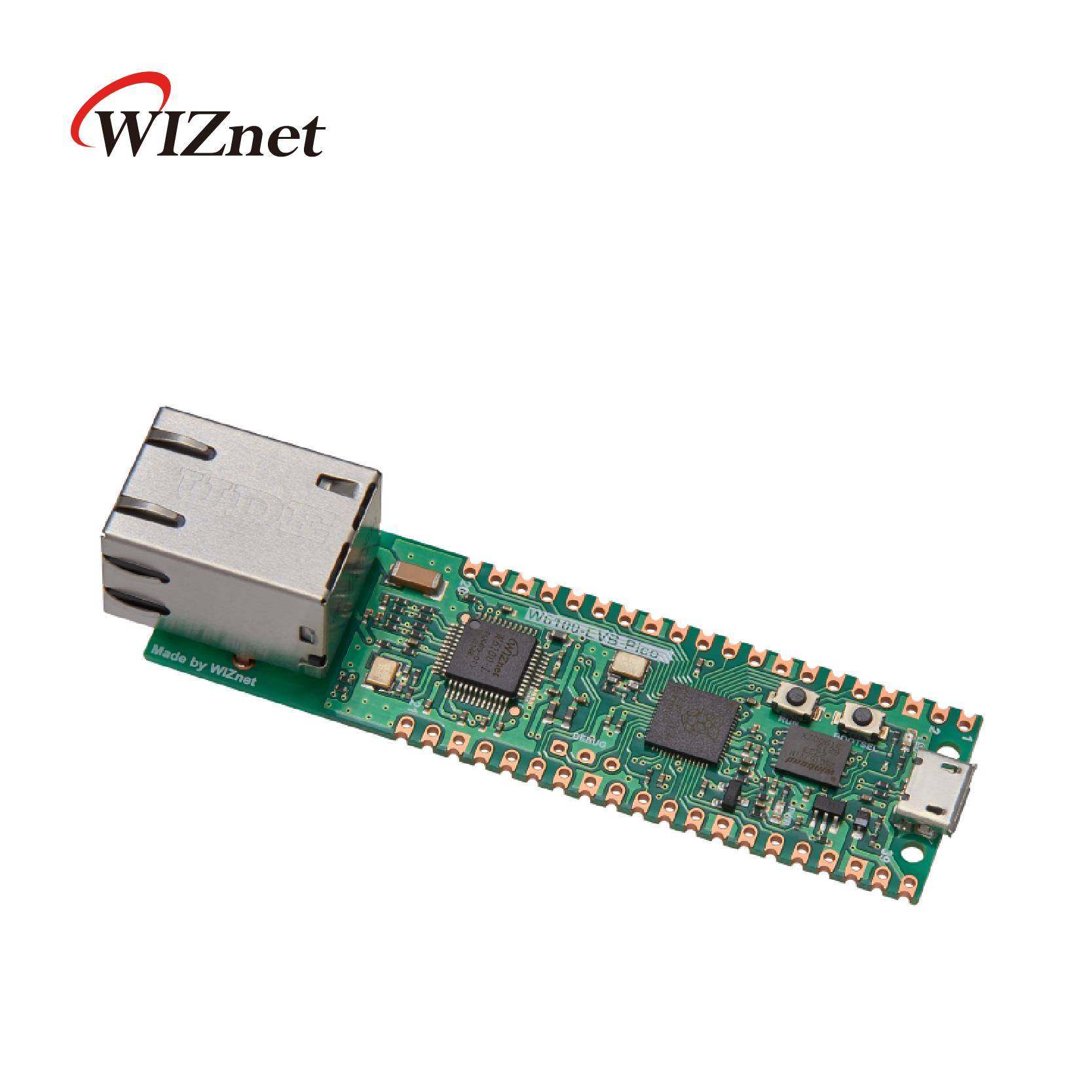 W6100-EVB-Pico 以太网开发板 RP2040 支持IPv6 例程丰富官方质保