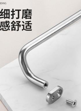 304不锈钢UHFNSG带底座双折弯拉手LS531圆棒提手角型倾斜设备把手