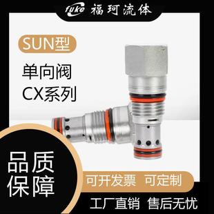 阀CX系列CXBA CXEE CXAD CXGE CXHA压力可选 CXDA SUN型单向阀插装