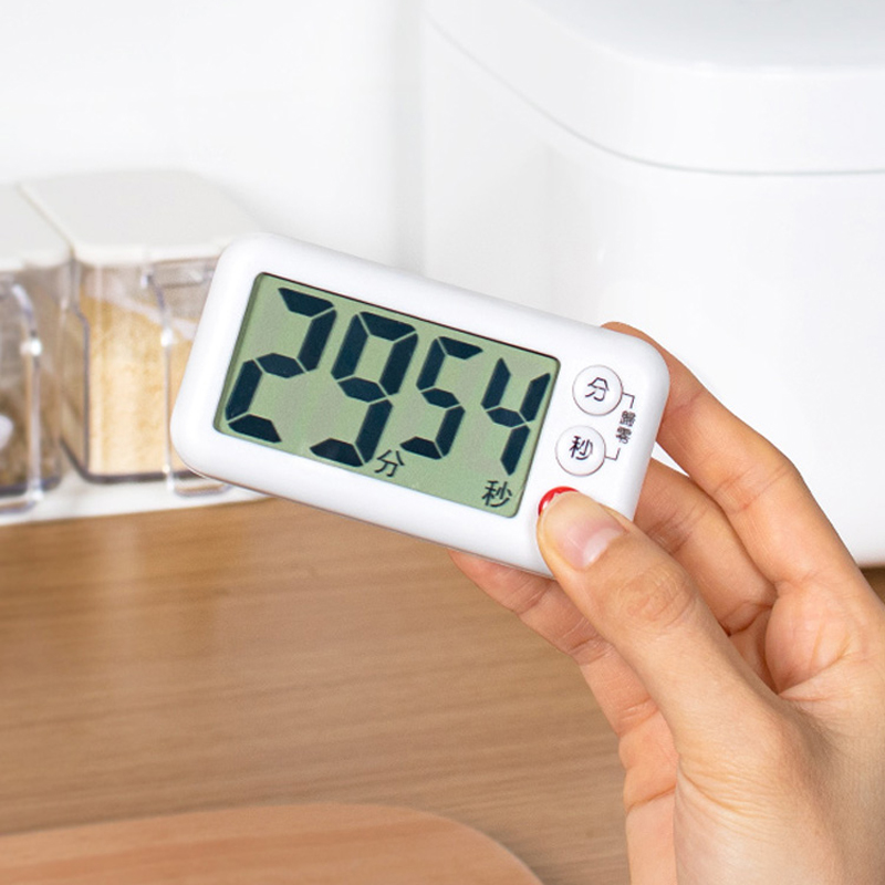 厨房定时器磁铁电子计时器倒计烘焙倒G数磁吸记时提醒器学生小闹