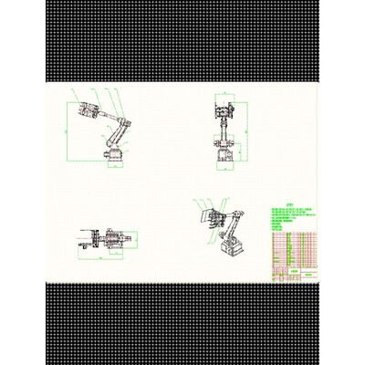 搬运机器人机械臂结构机械设计建模sw图纸fluent有限元分析matlab