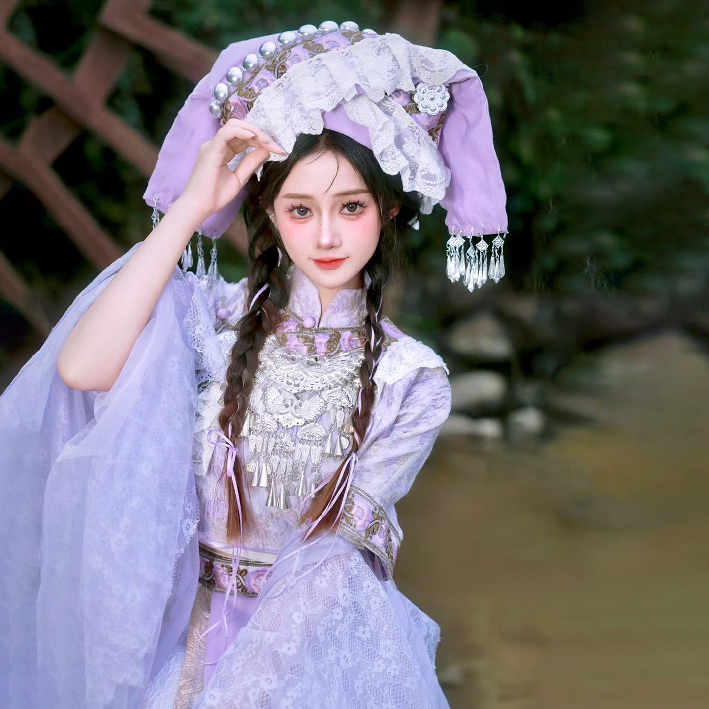 新款壮族女三月三旅拍民族服装