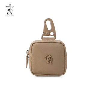 Porter InternationalMINI POUCH斜纹尼龙挂扣耳机包外挂包配件包