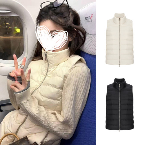 立领棉服马甲女外穿叠穿坎肩背心
