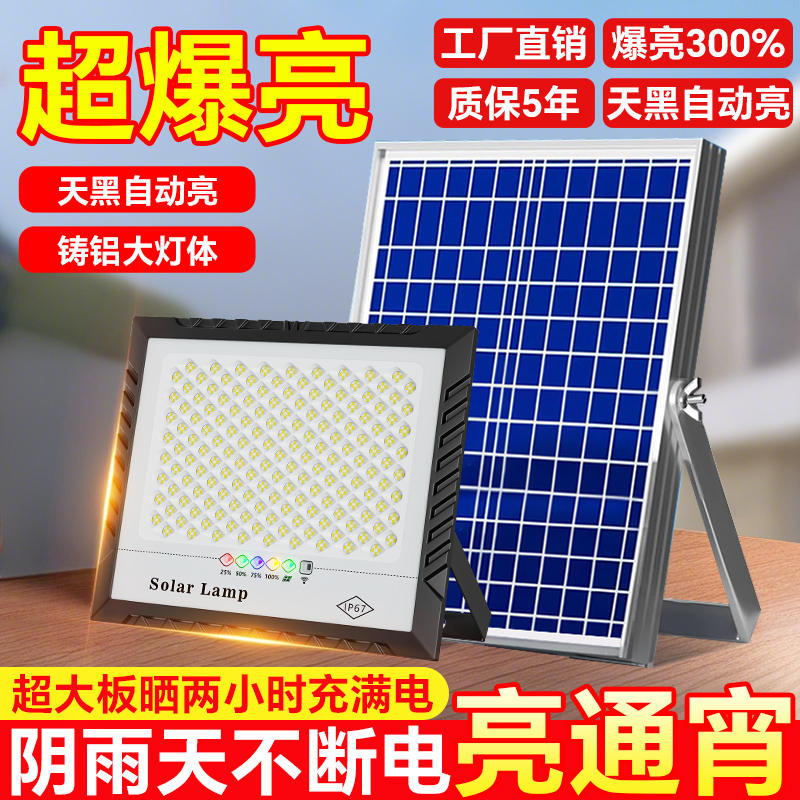 户外家用新型感应LED农村照明灯