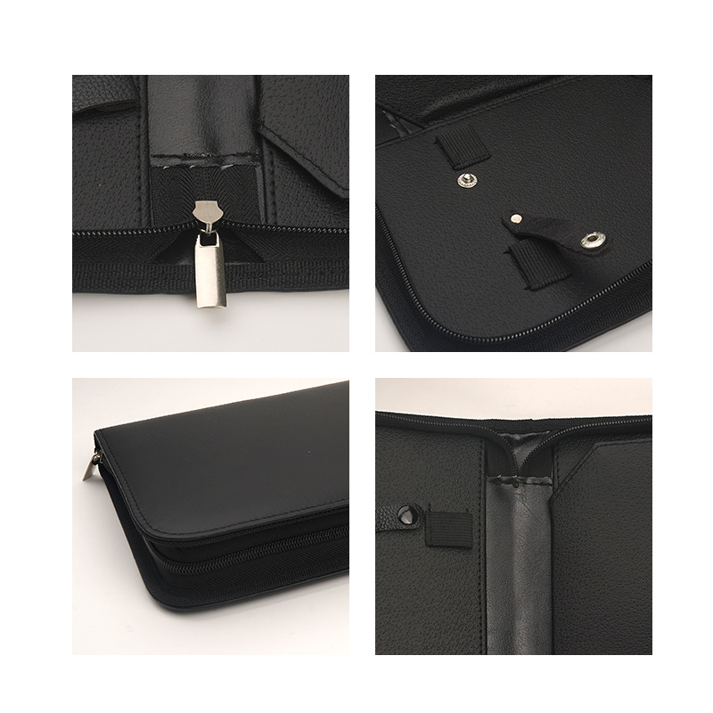 剪刀包剪刀大皮包理发师用理发剪刀剪刀皮包超大6把装美发工具包