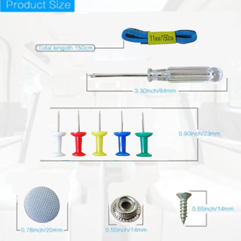 汽车顶棚卡扣车内顶棚布脱落修复专用扣车顶布固定扣汽车顶棚修复