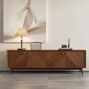 北欧实木电视柜茶几组合现代简约家用小户型客厅整装地柜电视机柜