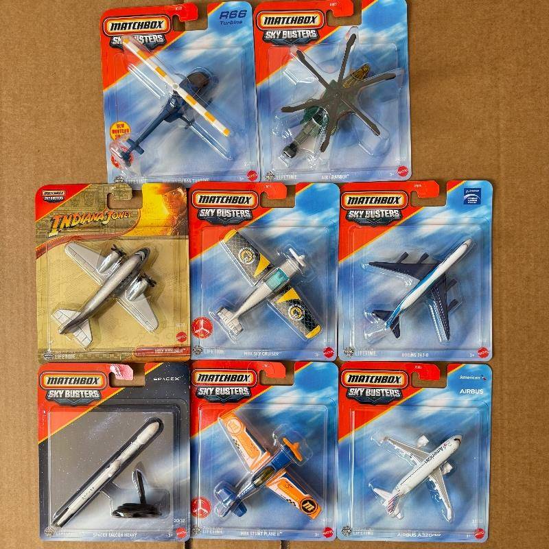 火柴盒TOPGUN飞机系列GLR68城市英雄飞机模型滑行直升机客机战斗