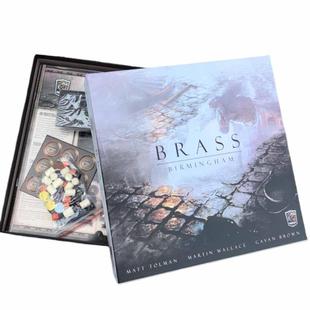 英文版brass工业革命伯明翰 策略推理 大型棋盘游戏 聚会桌游卡牌