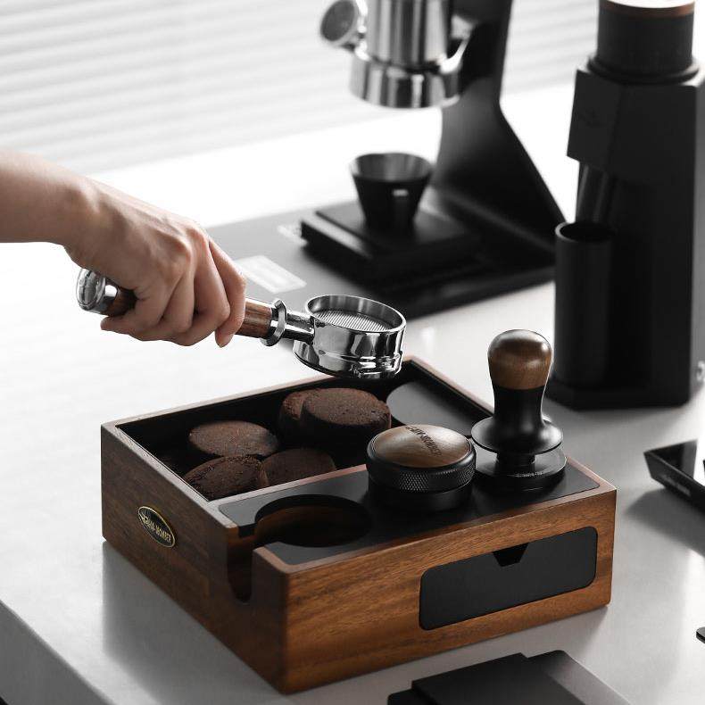 MHW-3BOMBER轰炸机多功能咖啡敲渣盒 手柄支架家用咖啡吧台压粉座