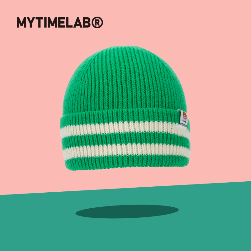 【特惠】MYTIMELAB摩太潮玩Monita双色拼接针织保暖秋冬男女帽子
