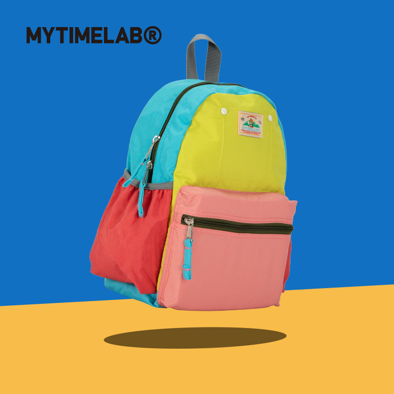 MYTIMELAB摩太潮玩小学生儿童大号书包炫彩休闲双肩成人男女背包