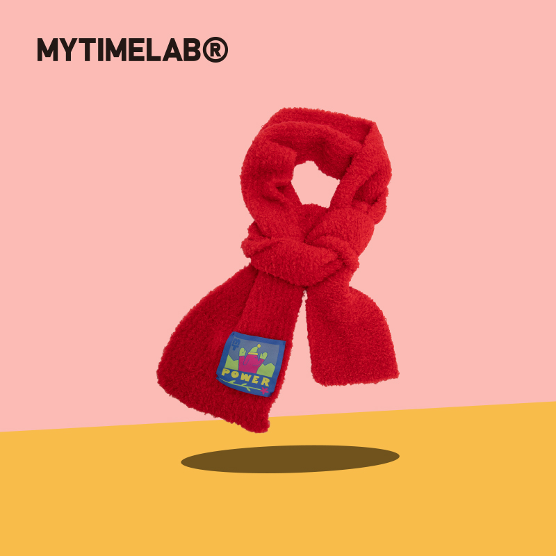 MYTIMELAB摩太潮玩Power陪你过冬围巾时尚保暖百搭围脖针织秋冬
