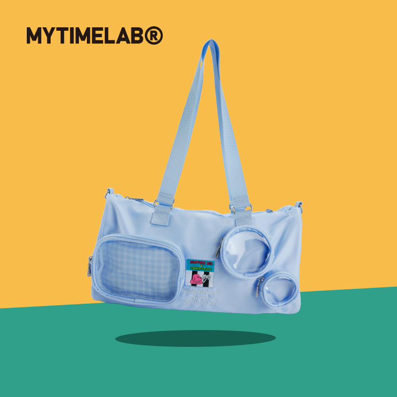 MYTIMELAB摩太潮玩Z0E吧唧斜挎痛包大容量单肩包时尚旅行包手提包