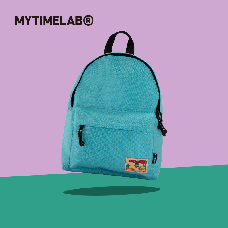 MYTIMELAB摩太潮玩复古小书包 学生大容量双肩包纯色男女通勤背包