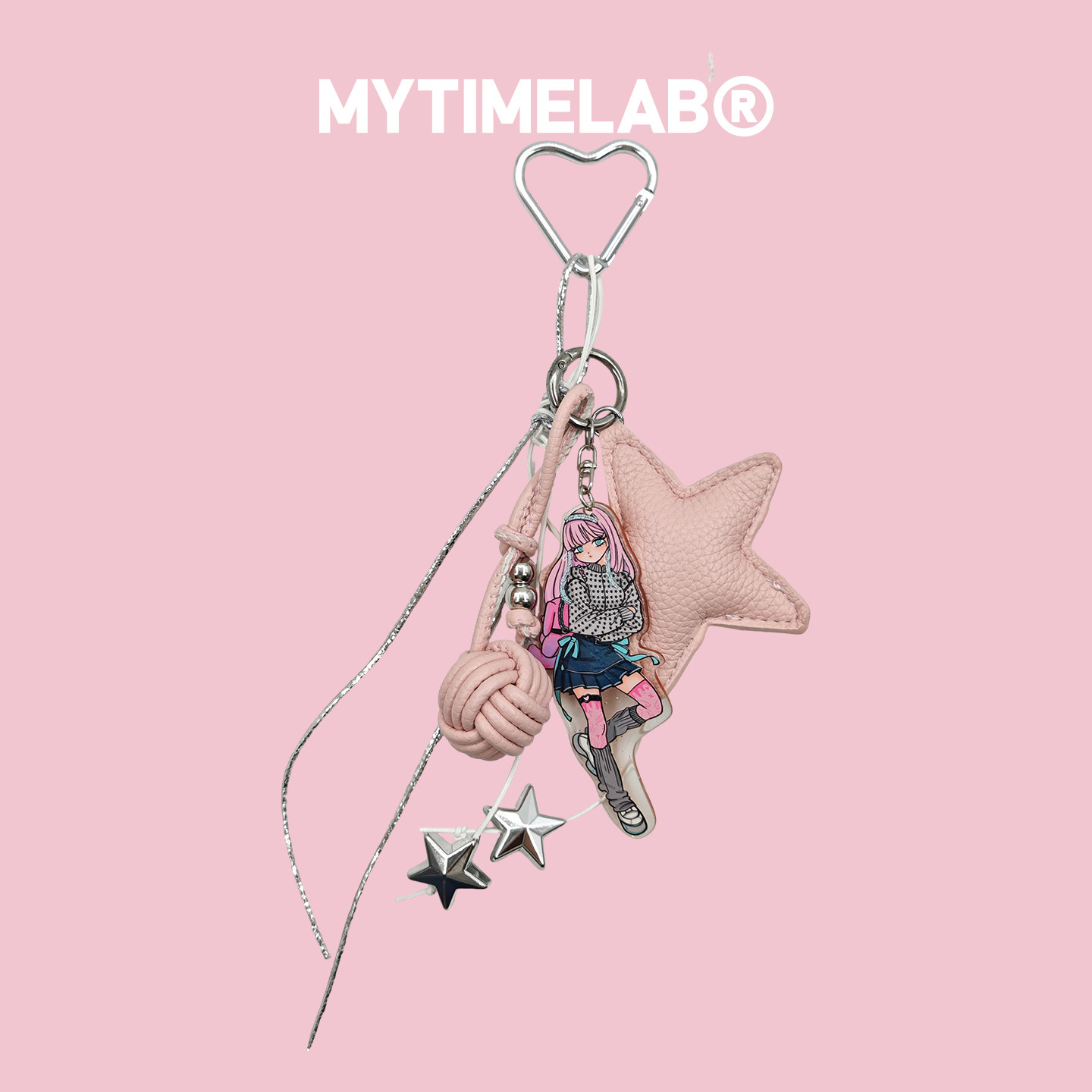 MYTIMELAB摩太潮玩ZOE芭蕾少女星星挂件包挂件钥匙扣挂链卡通