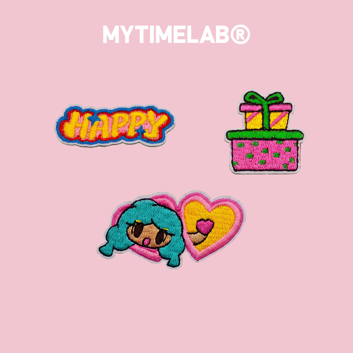 MYTIMELAB摩太潮玩ZOE甜心幻想别针包挂件刺绣挂饰彩色装饰卡通