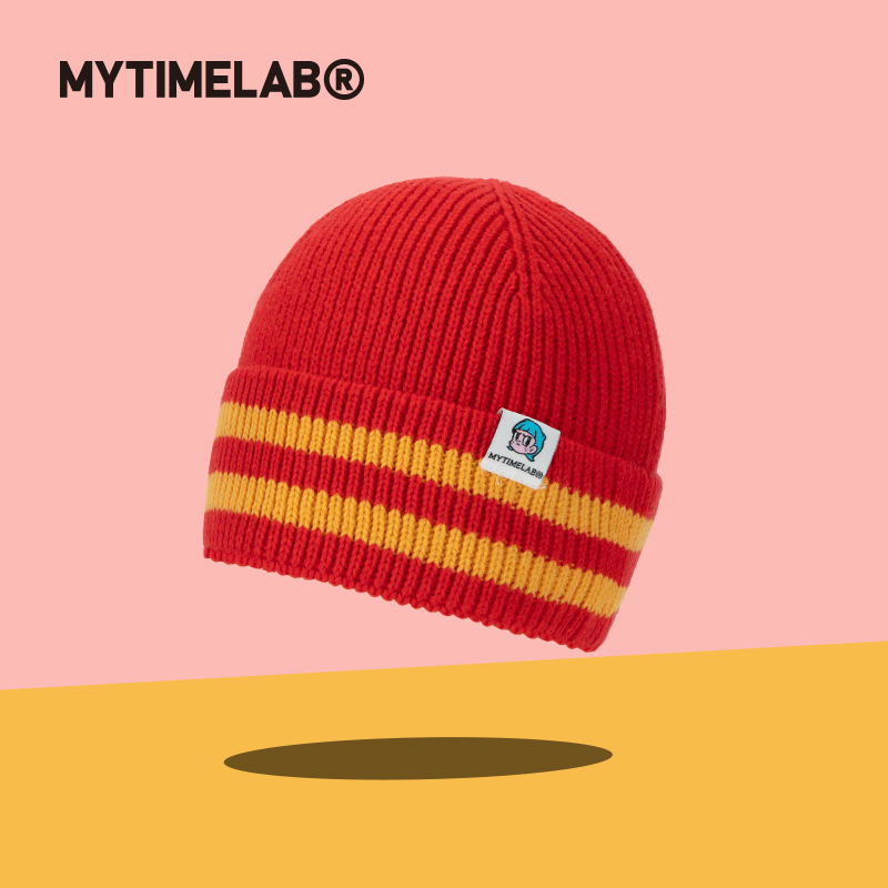【特惠】MYTIMELAB摩太潮玩Monita双色拼接针织保暖秋冬男女帽子