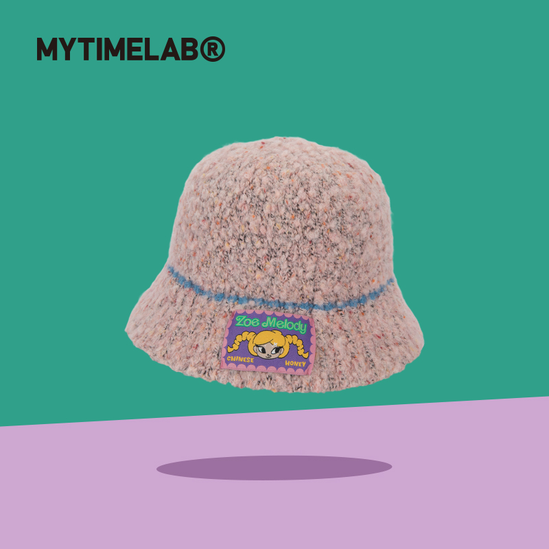 MYTIMELAB摩太潮玩ZM酸奶碗盆帽秋冬保暖渔夫帽时尚针织女防风
