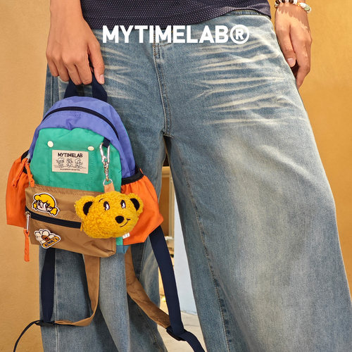 MYTIMELAB摩太潮玩MONITA炫彩小书包儿童学生男女大号双肩包背包