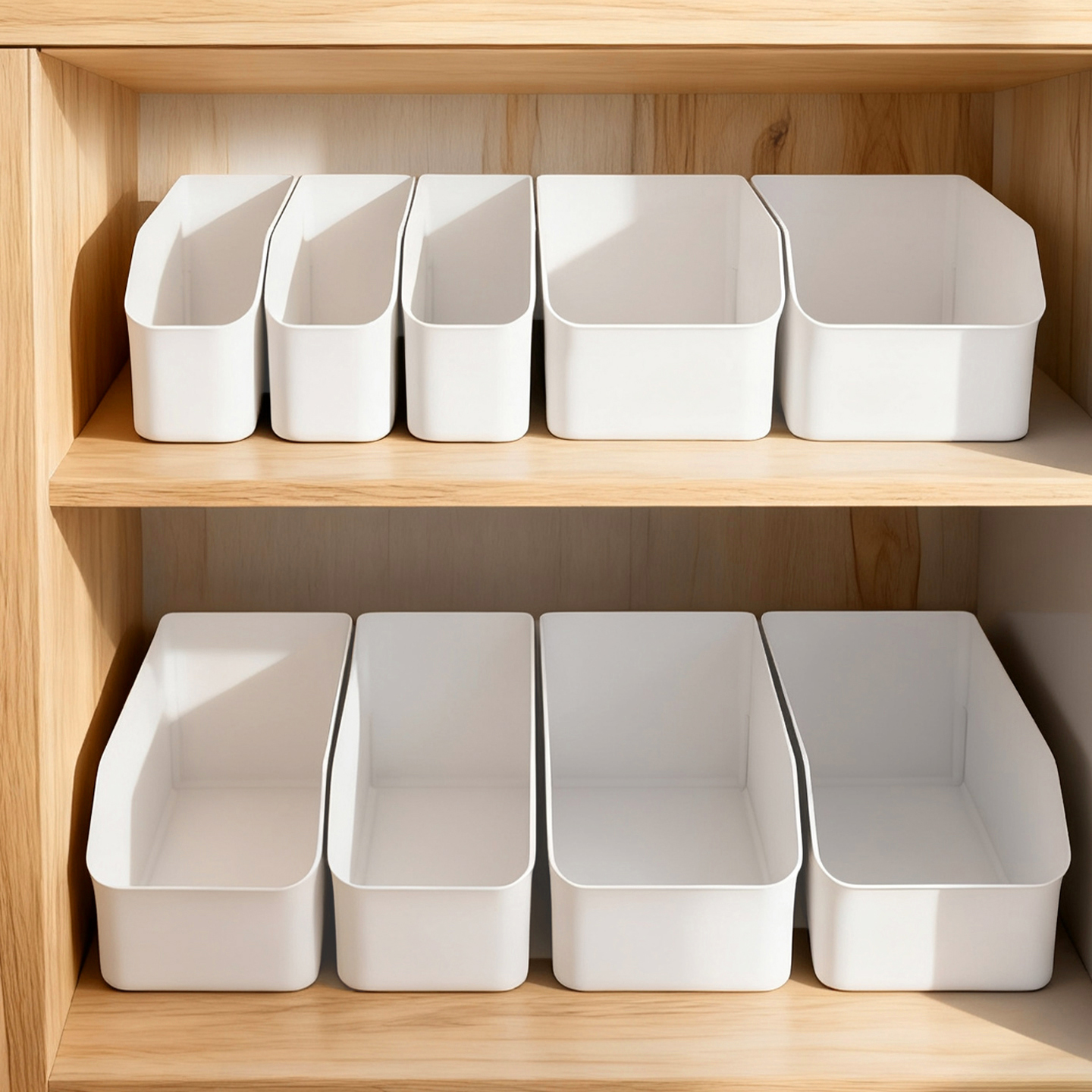 白色加深橱柜收纳筐厨房置物架