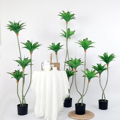 北欧室内大型仿真绿植睡莲假植物盆栽客厅落地橱窗造景装饰摆件树