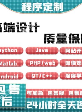Python代编程深度学习代做Java代码编写c语言r程序接单matlab代写