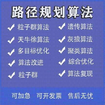 matlab路径规划遗传蚁群粒子群算法代做Python强化学习多目标优化